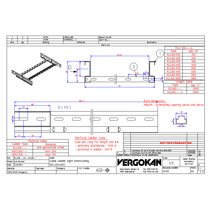 COMMERCIAL KLLI60.--